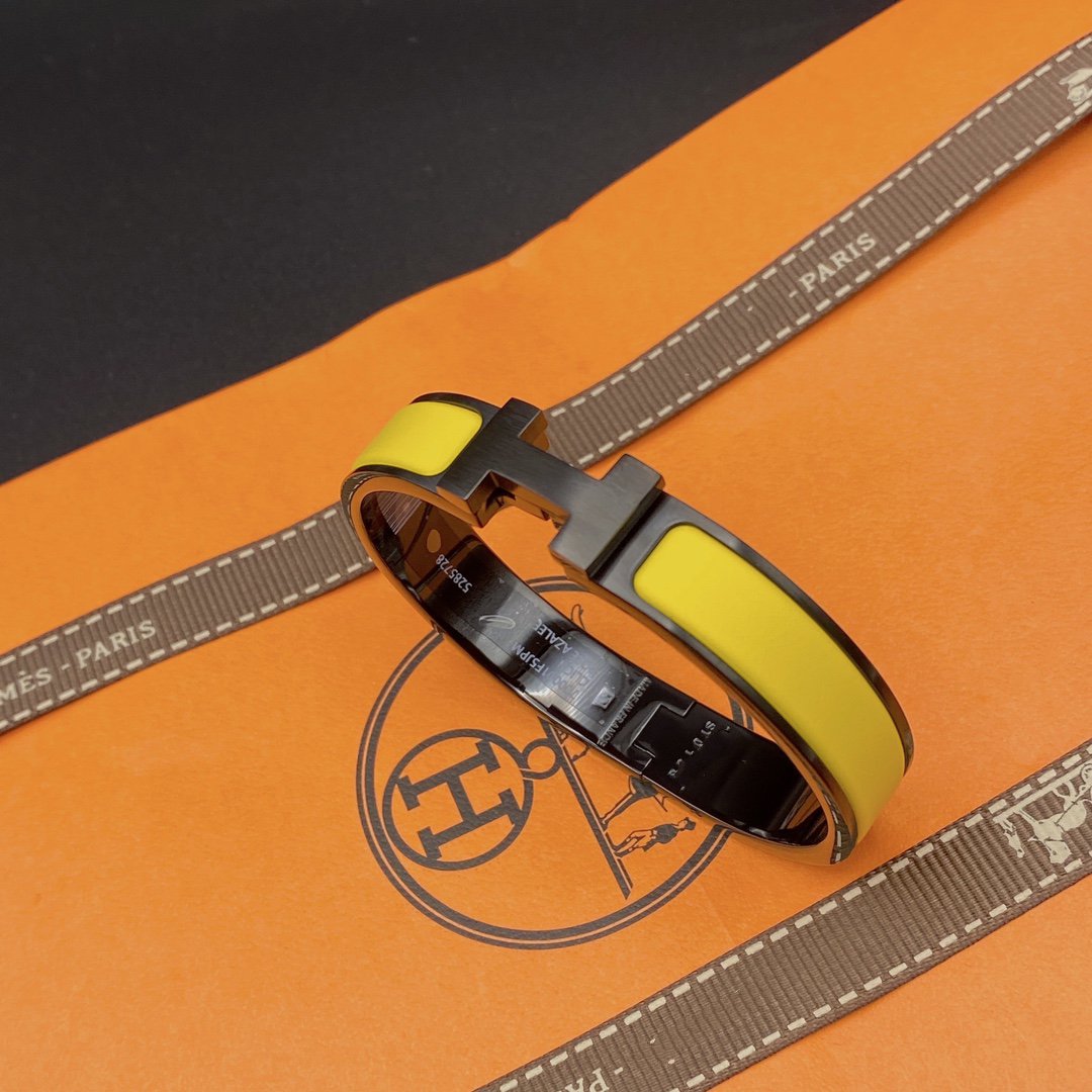 [：Polaidi Jewelry]CLIC HM SO BLACK YELLOW BRACELET