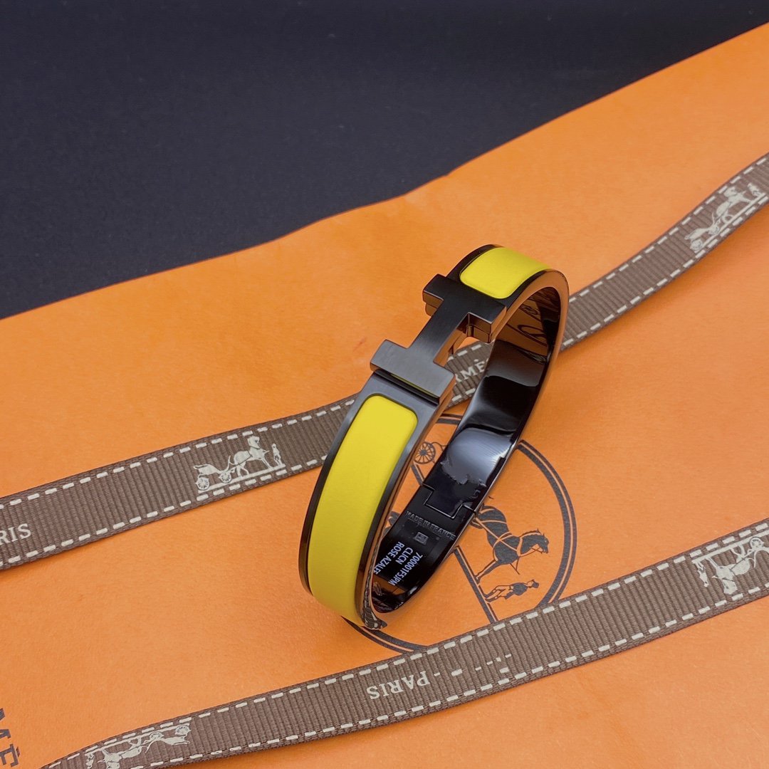 [：Polaidi Jewelry]CLIC HM SO BLACK YELLOW BRACELET