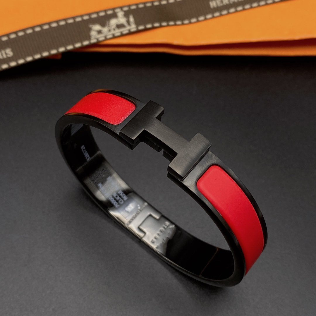 [：Polaidi Jewelry]CLIC HM SO BLACK RED BRACELET