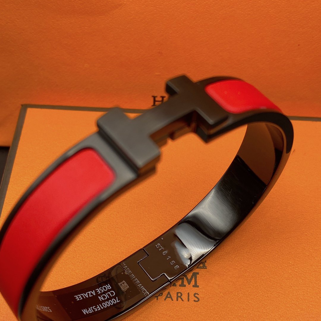 [Polaidi Jewelry]CLIC HM SO BLACK RED BRACELET