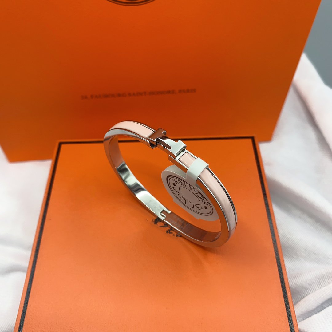 [：Polaidi Jewelry]CLASSIC HM CLIC  PINK 8MM ENAMEL BRACELET