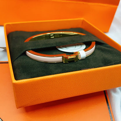 [：Polaidi Jewelry]CLASSIC HM CLIC  PINK 8MM ENAMEL BRACELET