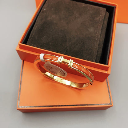 [：Polaidi Jewelry]CLASSIC HM CLIC RED 8MM ENAMEL BRACELET
