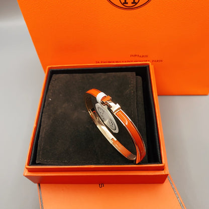 [Polaidi Jewelry]CLASSIC HM CLIC RED 8MM ENAMEL BRACELET