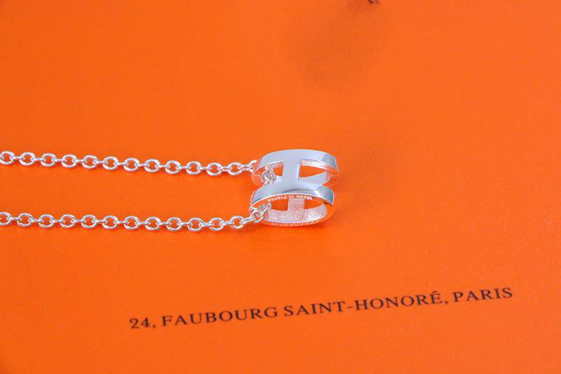 [Polaidi Jewelry]HM NECKLACE H LETTER OVAL SERIES
