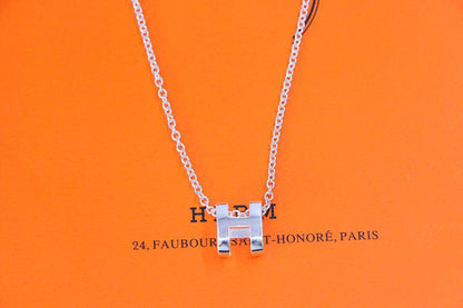 [：Polaidi Jewelry]HM NECKLACE H LETTER OVAL SERIES