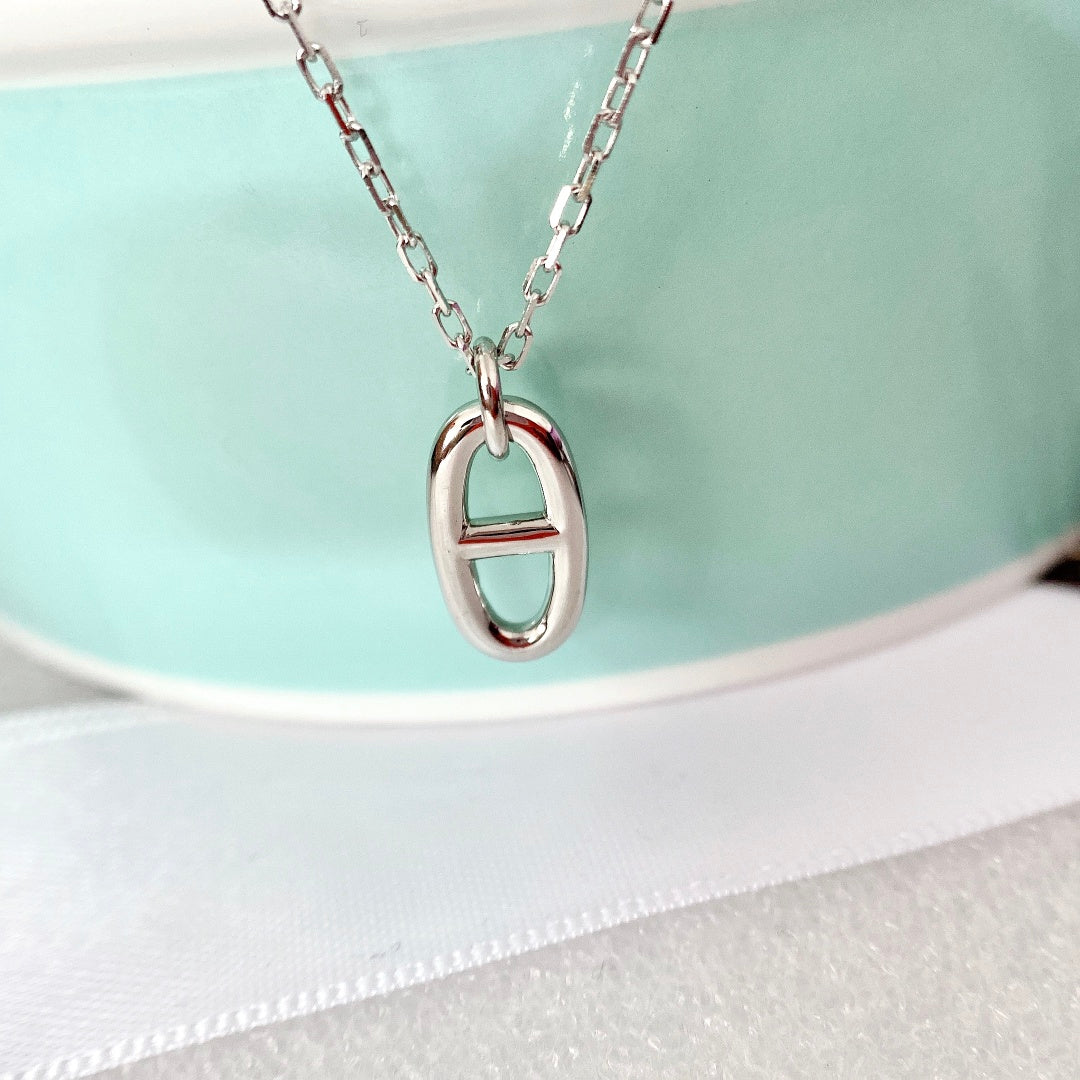 [：Polaidi Jewelry]HM PIG NOSE NECKLACE