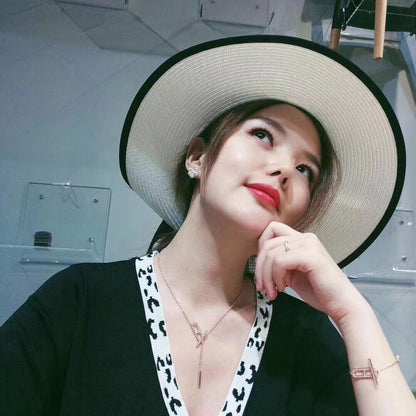 [：Polaidi Jewelry]HM NECKLACE PLATINUM ROSE GOLD DIAMOND