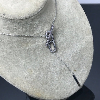 [Polaidi Jewelry]HM NECKLACE PLATINUM ROSE GOLD DIAMOND