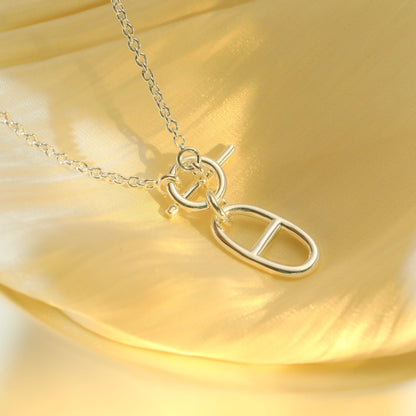 [：Polaidi Jewelry]HM シェーヌダンクル ペンダント ネックレス スターリングシルバー
