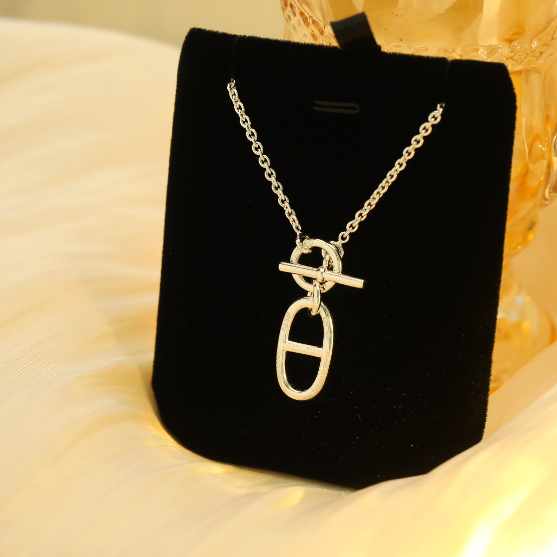 [：Polaidi Jewelry]HM シェーヌダンクル ペンダント ネックレス スターリングシルバー