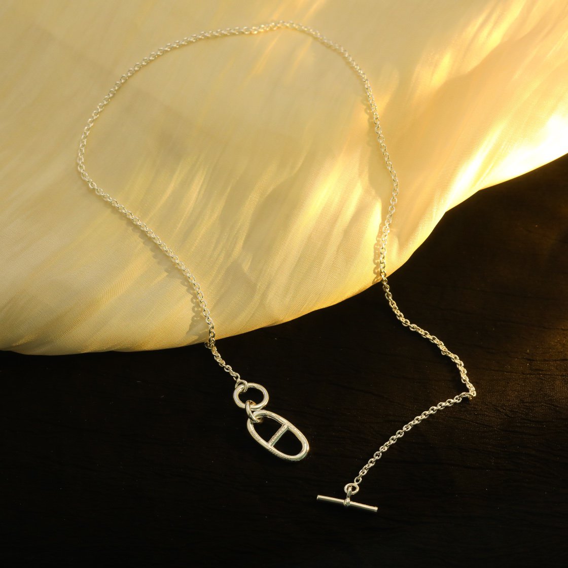 [Polaidi Jewelry]HM CHAINE D'ANCRE PENDANT NECKLACE STERLING SILVER