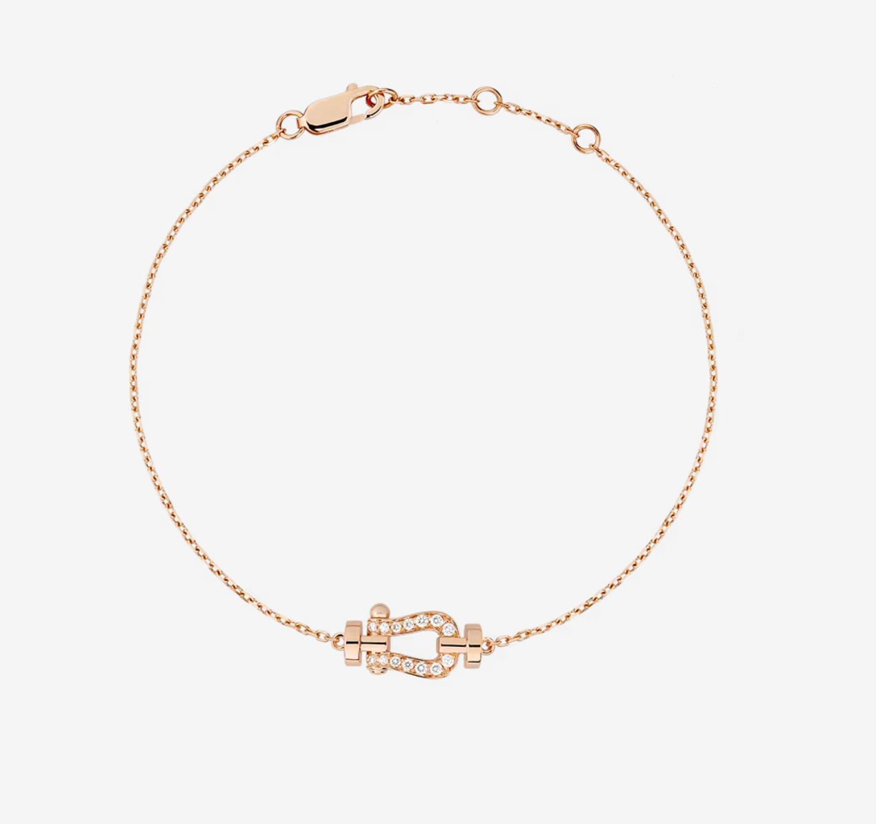 [：Polaidi Jewelry]FORCE 10 FULL DIAMOND BUCKLE CHAIN LINK MINI MODEL