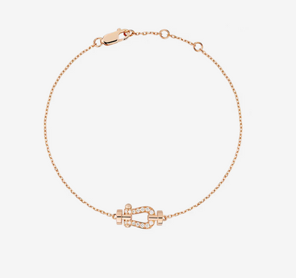 [：Polaidi Jewelry]FORCE 10 FULL DIAMOND BUCKLE CHAIN LINK MINI MODEL