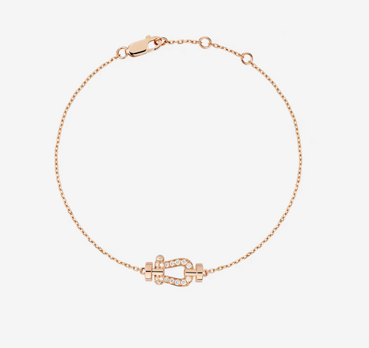 [：Polaidi Jewelry]FORCE 10 FULL DIAMOND BUCKLE CHAIN LINK MINI MODEL