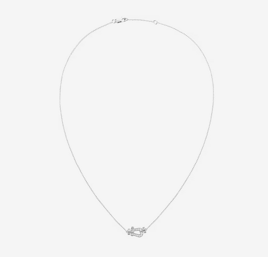 [Polaidi Jewelry]FORCE 10 DIAMOND SILVER NECKLACE MINI MODEL