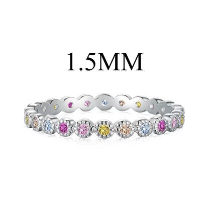 [Polaidi Jewelry]Radiant Sparkling Round Cut Daily Ring