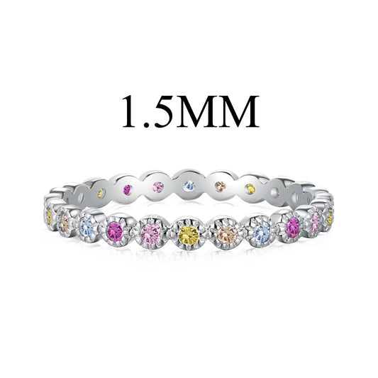 [Polaidi Jewelry]Radiant Sparkling Round Cut Daily Ring