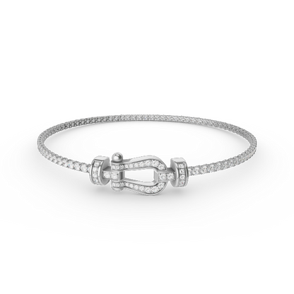[Polaidi Jewelry]FORCE  HORSESHOE  DIAMOND TENNIS BRACELET