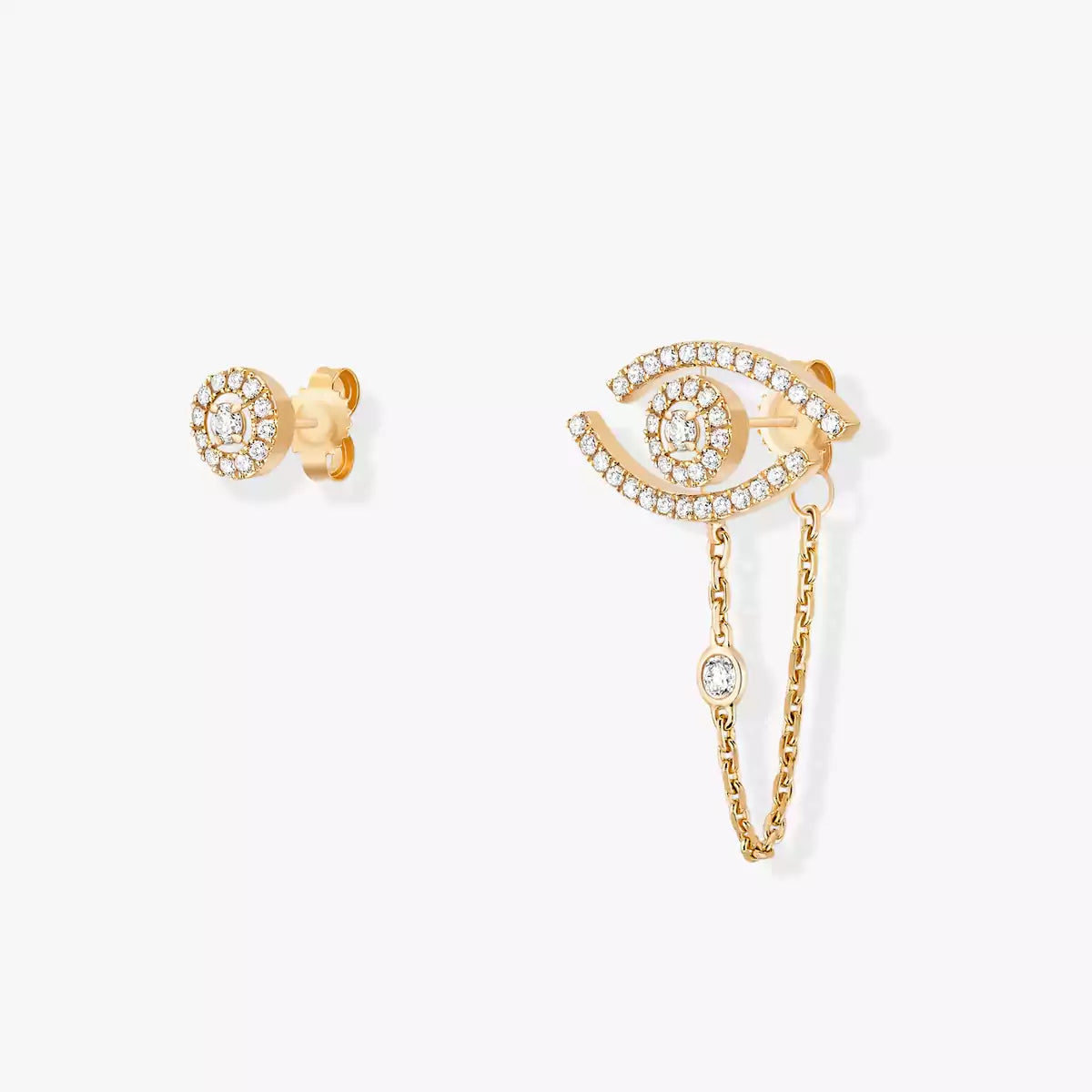 [Polaidi Jewelry]Lucky Eye Diamond Earrings