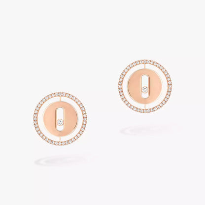 [Polaidi Jewelry]Lucky Move Diamond Earrings