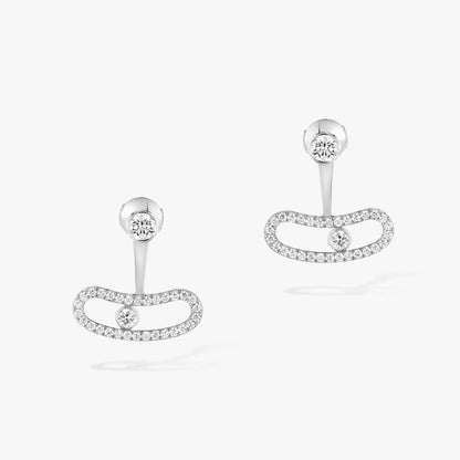 [Polaidi Jewelry]MOVE UNO SILVER DIAMOND EARRINGS