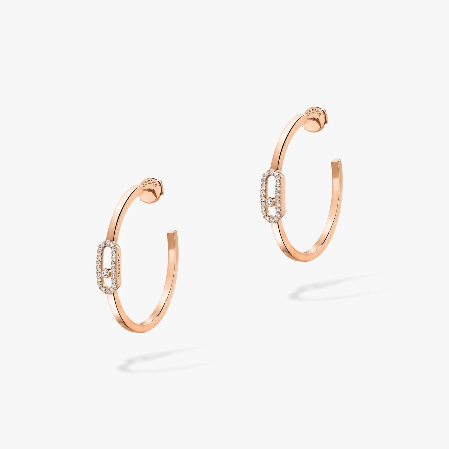 [Polaidi Jewelry]CREOLES MOVE UNO PM DIAMOND EARRINGS