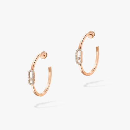 [Polaidi Jewelry]CREOLES MOVE UNO PM DIAMOND EARRINGS