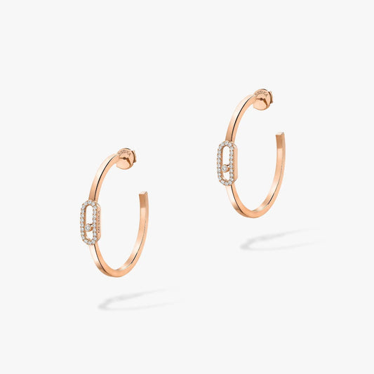 [Polaidi Jewelry]CREOLES MOVE UNO PM DIAMOND EARRINGS