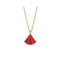 [Polaidi Jewelry ]DREAM NECKLACE CARNELIAN 1 DIAMOND