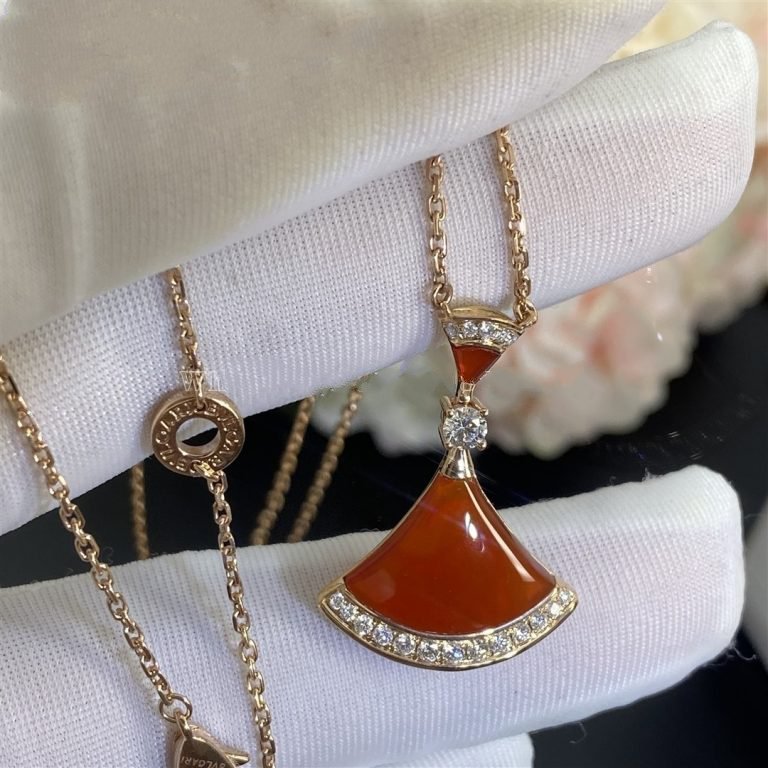 [Polaidi Jewelry]DREAM NECKLACE CARNELIAN DIAMOND
