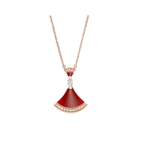 [Polaidi Jewelry ]DREAM NECKLACE CARNELIAN DIAMOND
