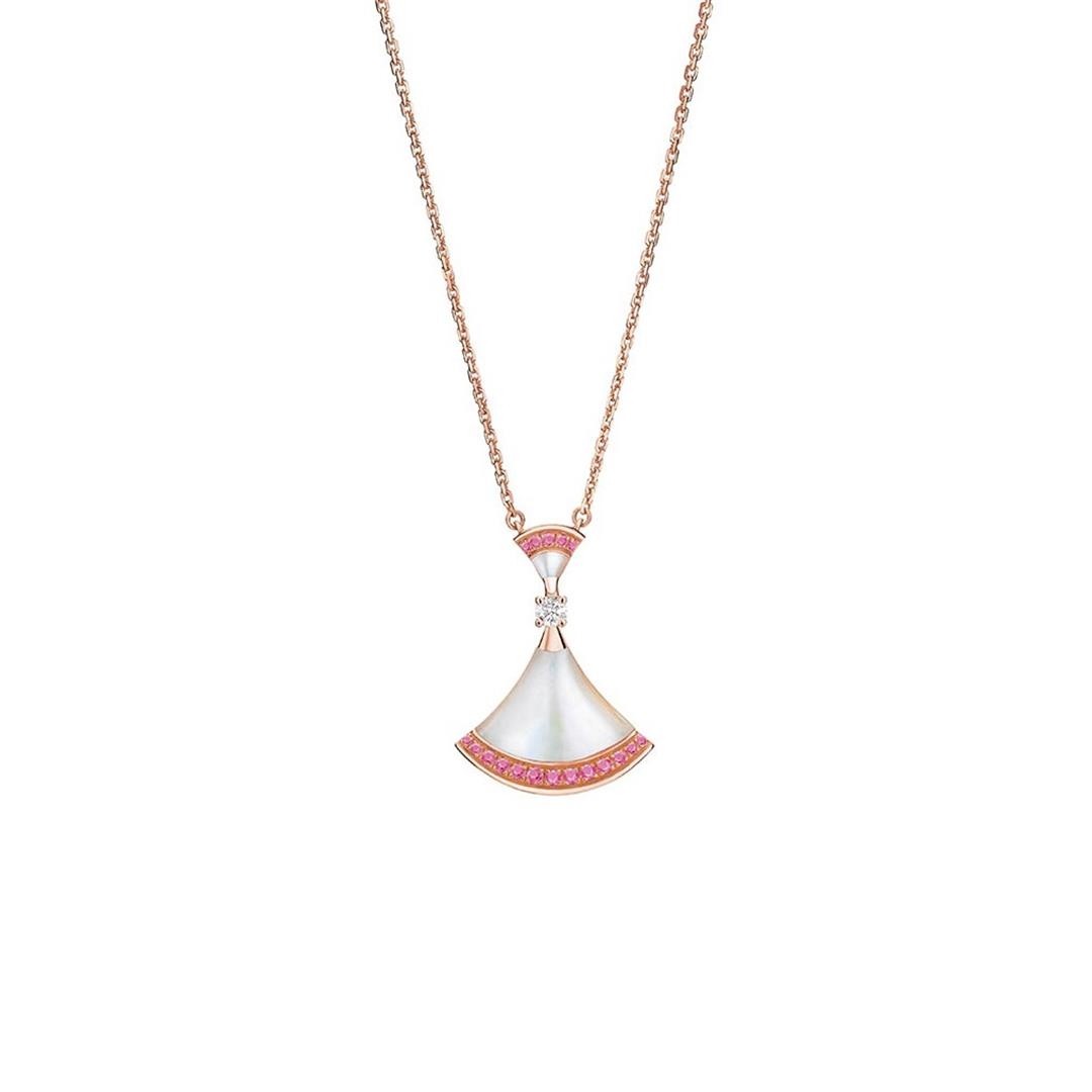 [Polaidi Jewelry]DREAM NECKLACE MOP PINK DIAMOND