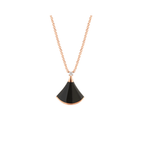 [Polaidi Jewelry ]DREAM NECKLACE ONYX 1 DIAMOND