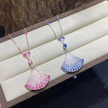 [Polaidi Jewelry]DREAM NECKLACE AGATE SILVER DIAMOND