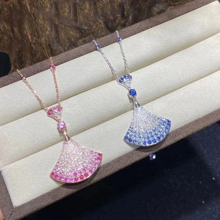 [Polaidi Jewelry]DREAM NECKLACK DIAMOND PINK GOLD
