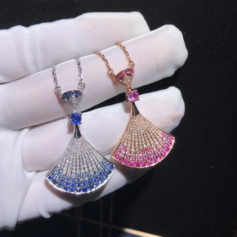 [Polaidi Jewelry]DREAM NECKLACK DIAMOND PINK GOLD