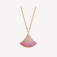 [Polaidi Jewelry ]DREAM NECKLACE PINK GOLD PINK DIAMOND
