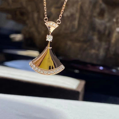 [Polaidi Jewelry]DREAM NECKLACE PINK GOLD DIAMOND
