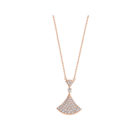 [Polaidi Jewelry ]DREAM NECKLACE PINK GOLD FULL DIAMOND