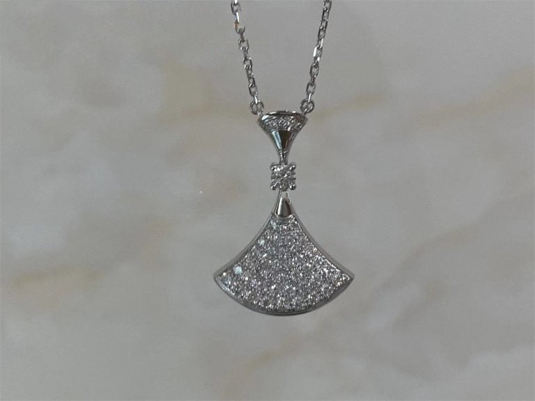 [Polaidi Jewelry]DREAM NECKLACE SILVER FULL DIAMOND