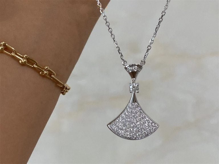 [Polaidi Jewelry]DREAM NECKLACE SILVER FULL DIAMOND