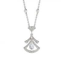 [Polaidi Jewelry ]DREAM NECKLACE WHITE DIAMOND SILVER