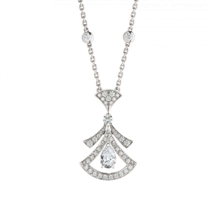 [Polaidi Jewelry]DREAM NECKLACE WHITE DIAMOND SILVER