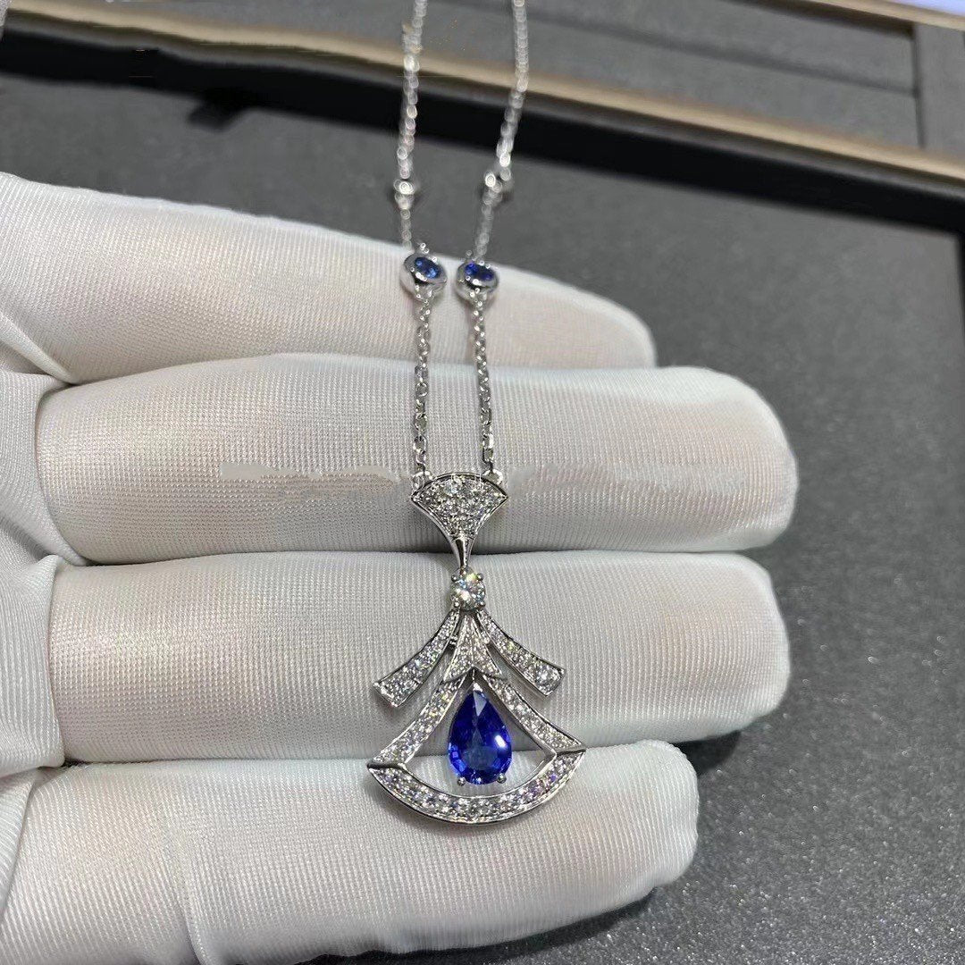 [Polaidi Jewelry]DREAM NECKLACE AGATE DIAMOND SILVER