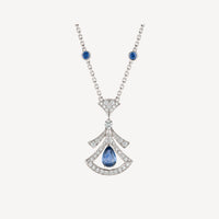 [Polaidi Jewelry ]DREAM NECKLACE AGATE DIAMOND SILVER