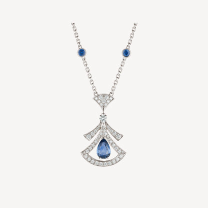 [Polaidi Jewelry]DREAM NECKLACE AGATE DIAMOND SILVER