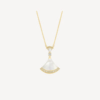 [Polaidi Jewelry ]DREAM NECKLACE MOP GOLD DIAMOND