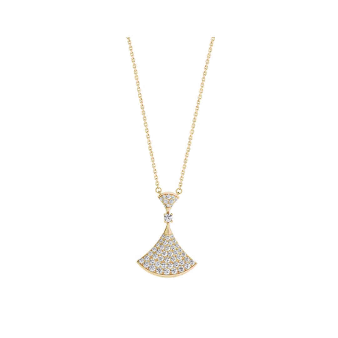 [Polaidi Jewelry]DREAM NECKLACE GOLD FULL DIAMOND