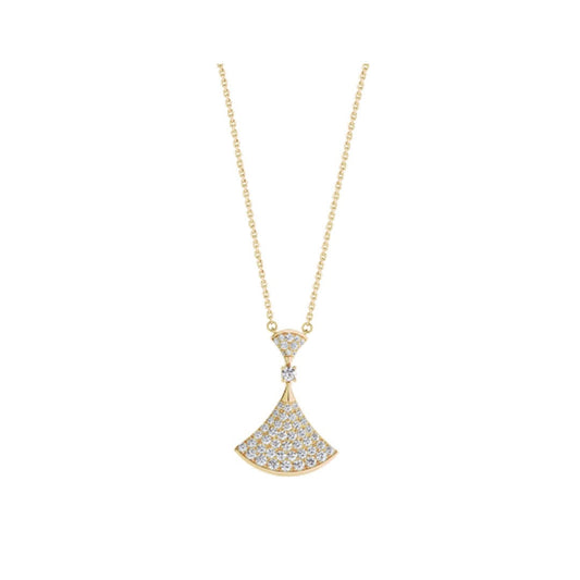 [Polaidi Jewelry]DREAM NECKLACE GOLD FULL DIAMOND